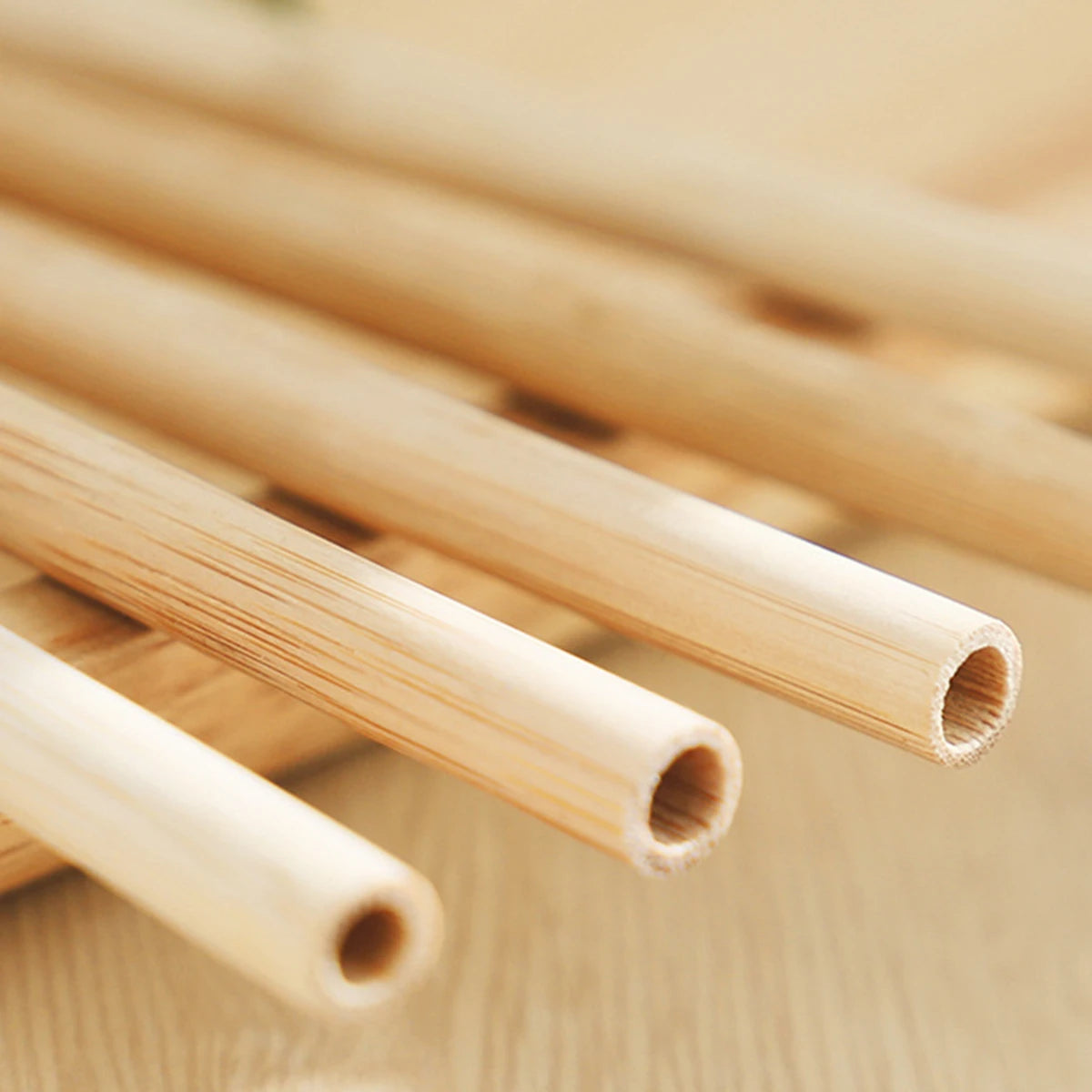 Pajitas de Bambú Reutilizables 100% Natural – Una Alternativa Sostenible al Plástico