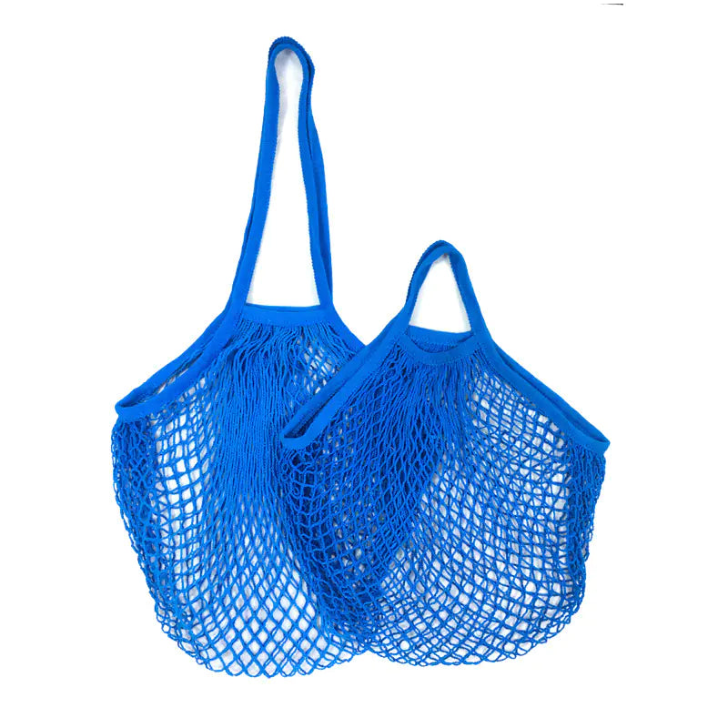 Bolsa de Malla con Asa Larga 100% Algodón Orgánico
