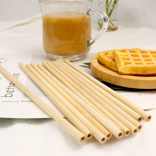 Pajitas de Bambú Reutilizables 100% Natural – Una Alternativa Sostenible al Plástico