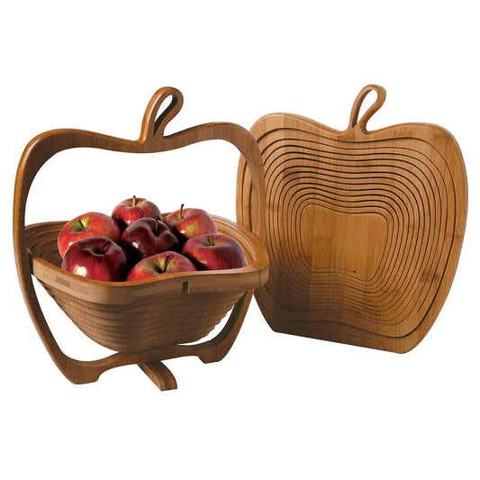 Cesta de Frutas Creativa de Bambú